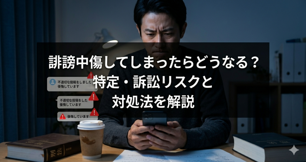 過去のネット投稿を見て不安を感じている様子