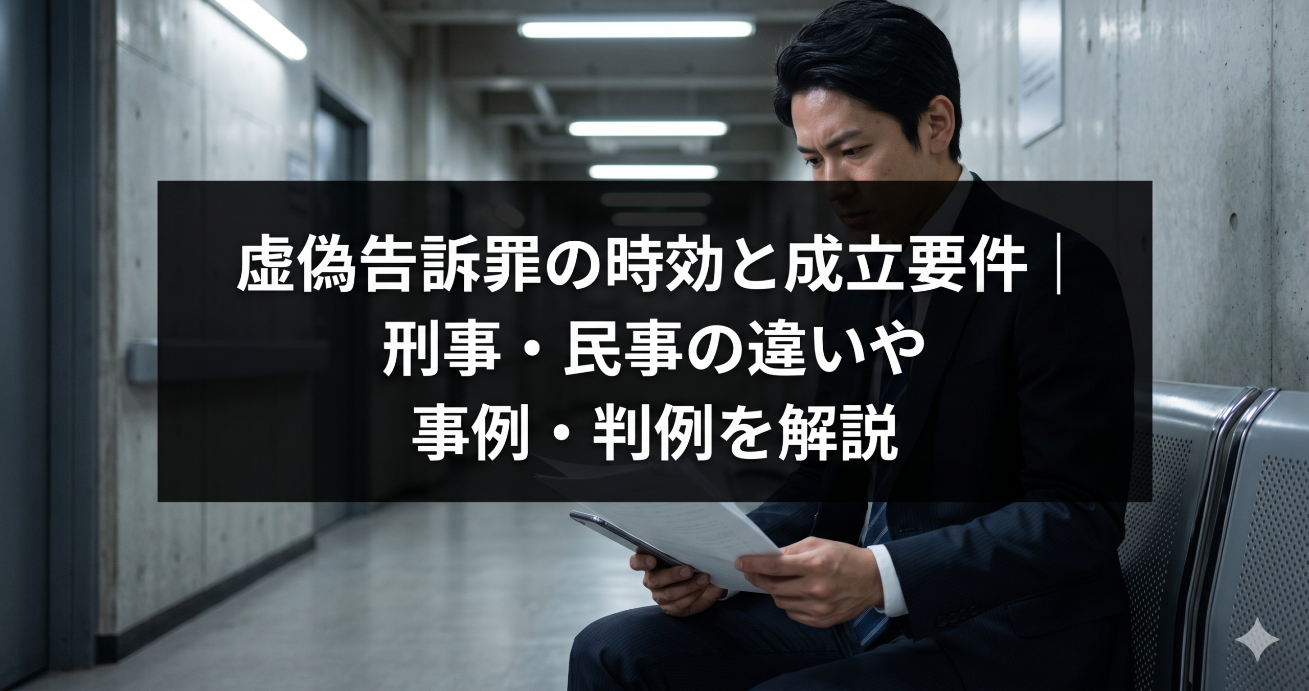 虚偽告訴の被害に対応するため法的手続きを検討している様子