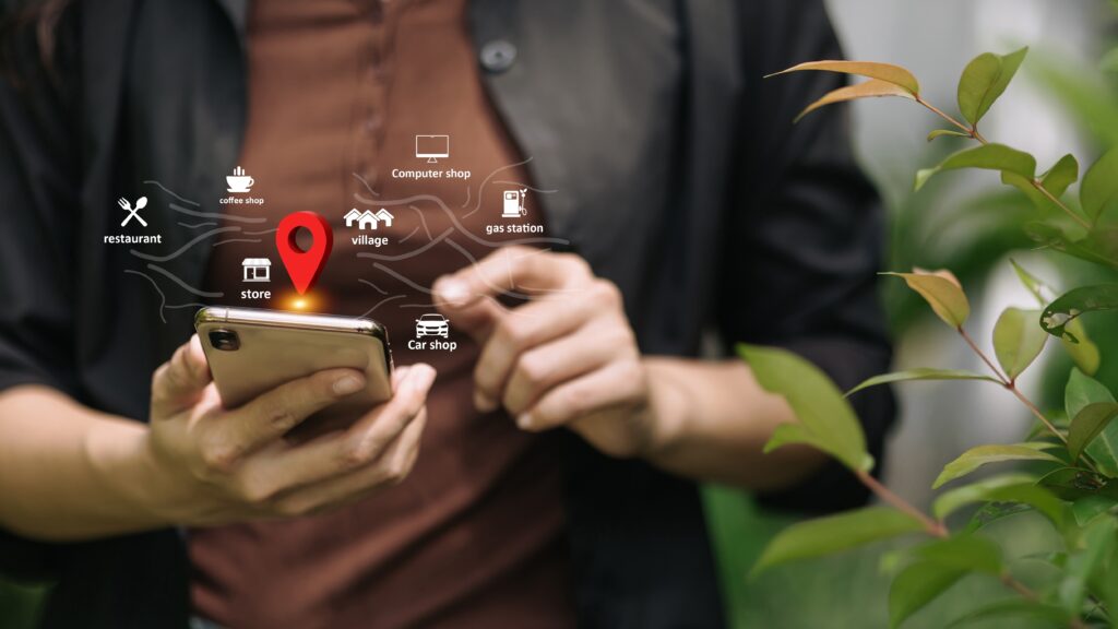 Google Maps search result smartphone store