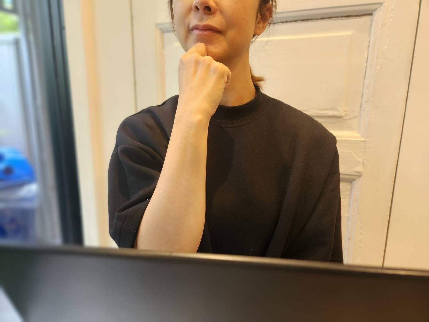 検索での見え方を画面で確認している様子